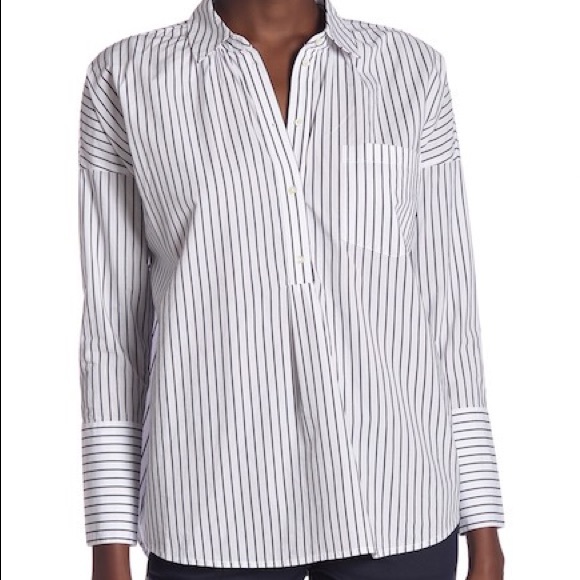 Joie Selinde Long Sleeve Stripe Blouse - Picture 3 of 4